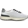 Tenis en cuero blanco