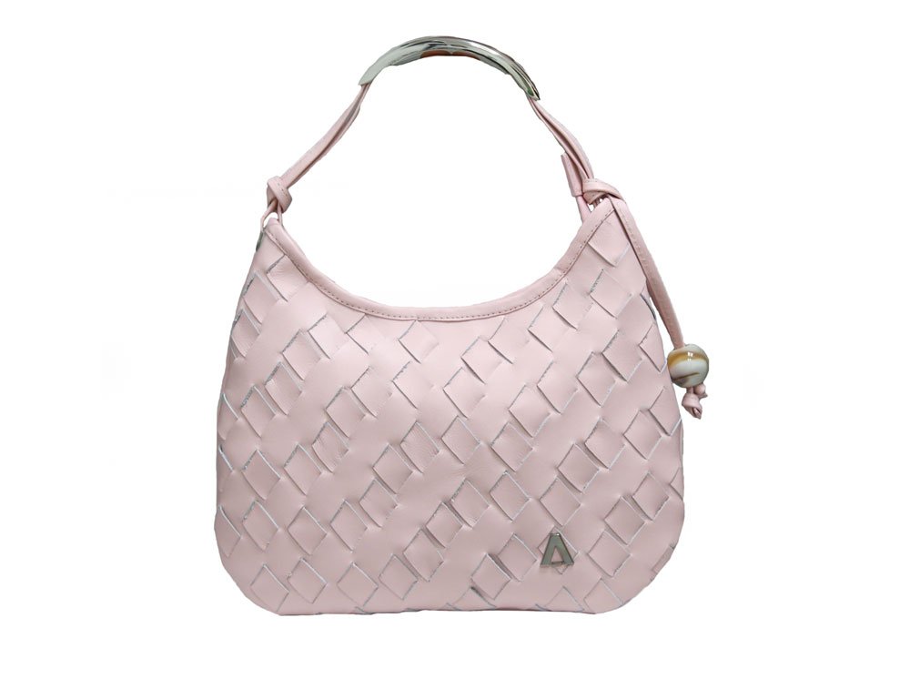 Bolso en cuero rosa