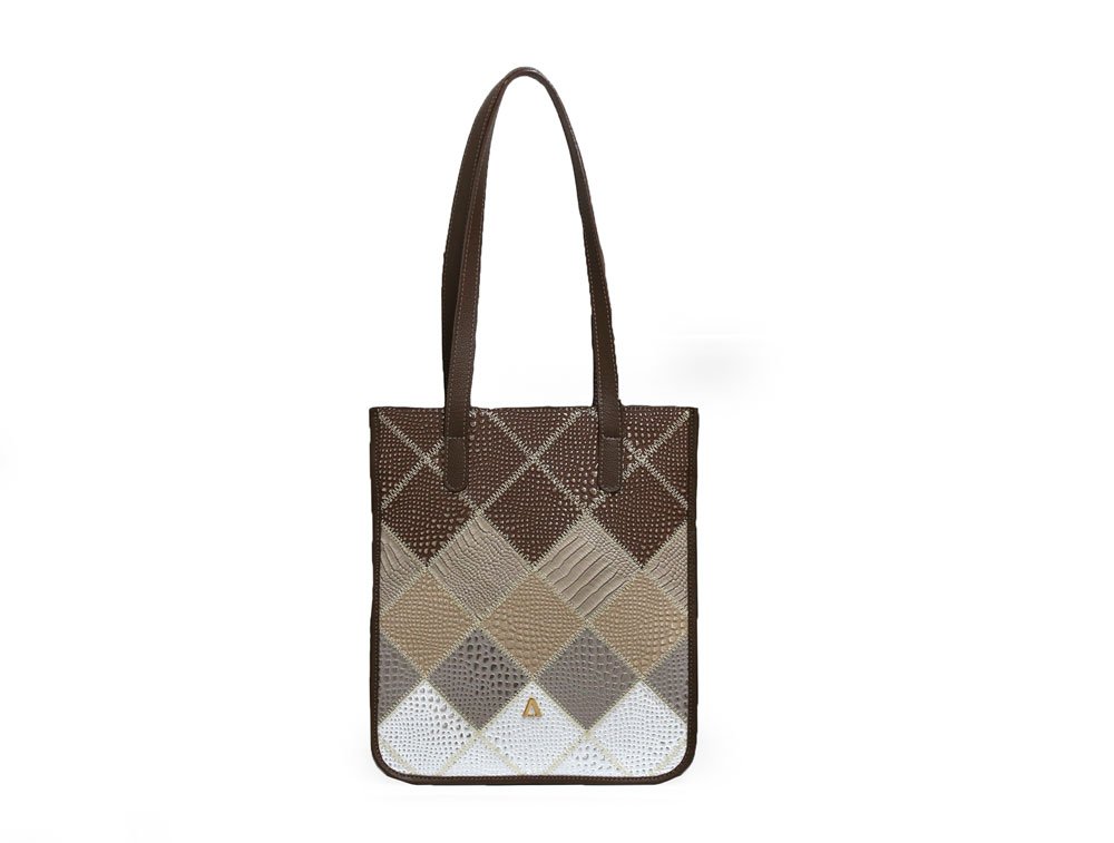 Bolso en cuero cafe