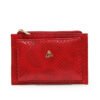Billetera en cuero rojo