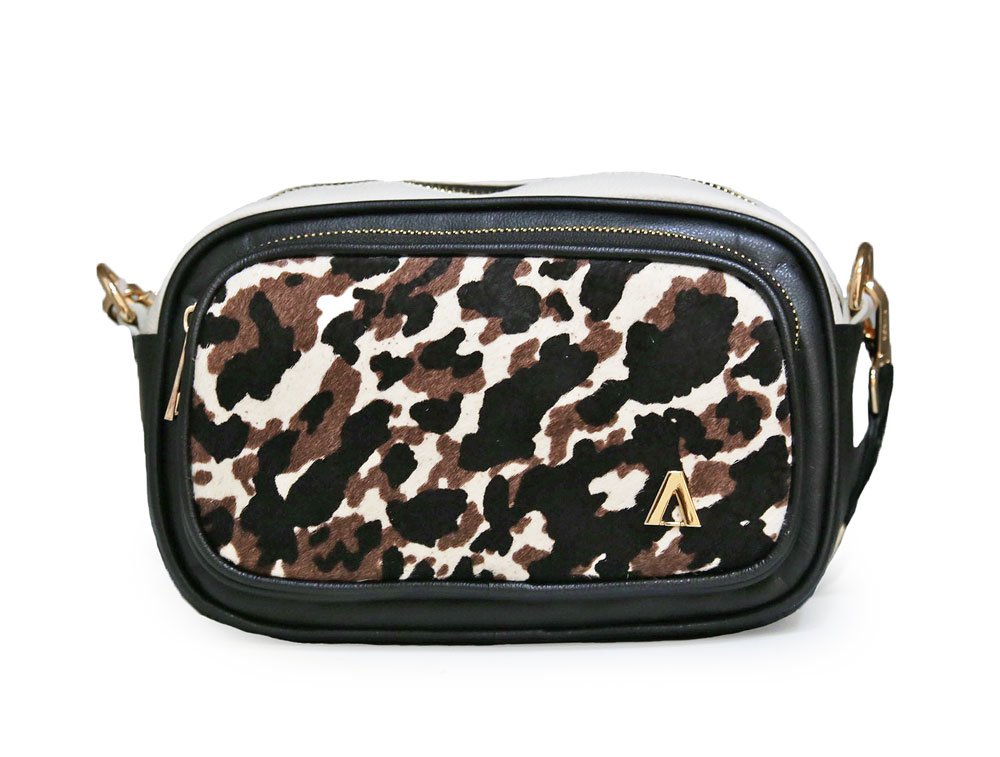 Bolso en cuero negro