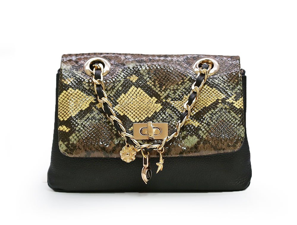 Bolso en cuero capuchino