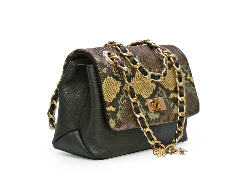 Alternative view of Bolso en cuero capuchino