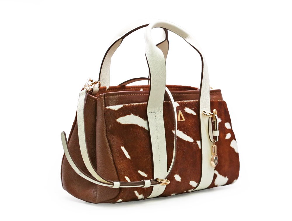 Alternative view of Bolso en cuero miel