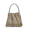 Bolso en cuero mocca