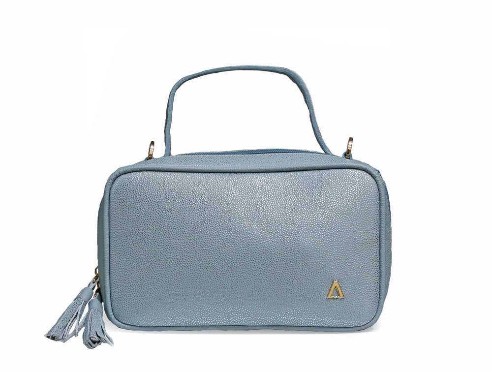 Bolso en cuero jade