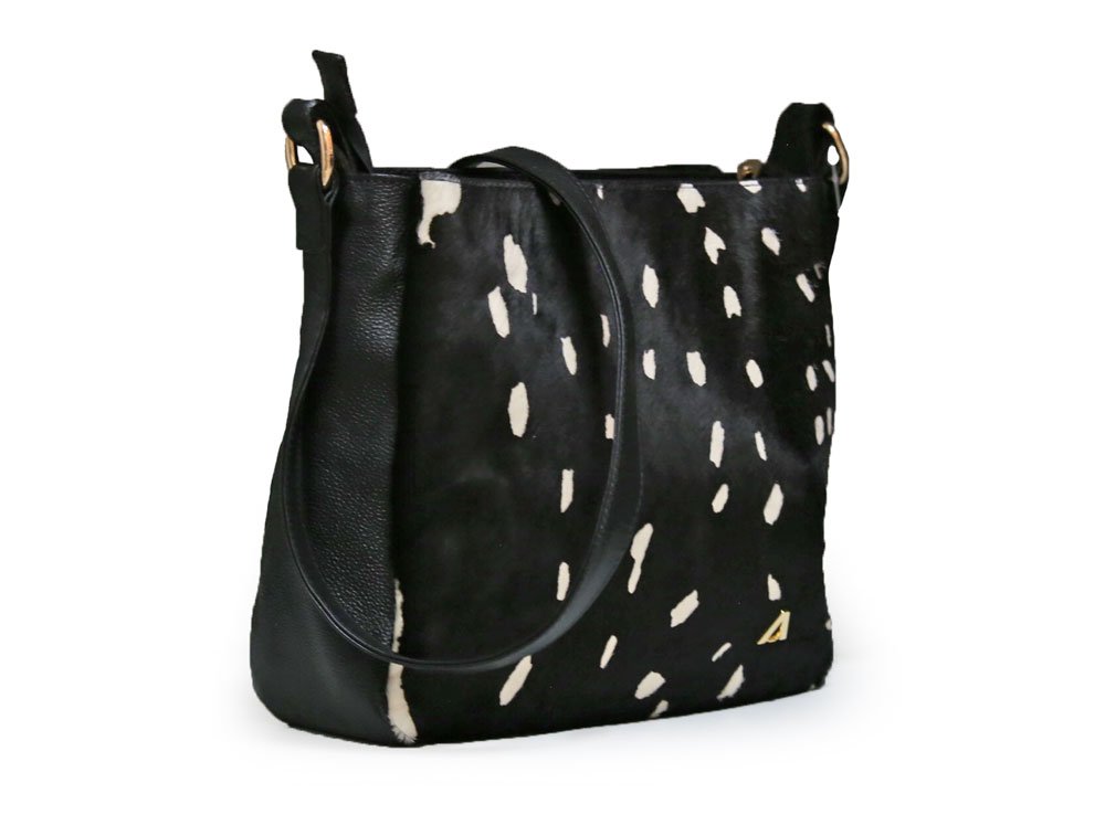 Alternative view of Bolso en cuero negro