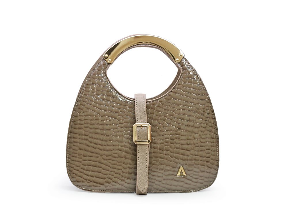 Bolso en cuero stone