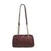 Bolso en cuero ciruela