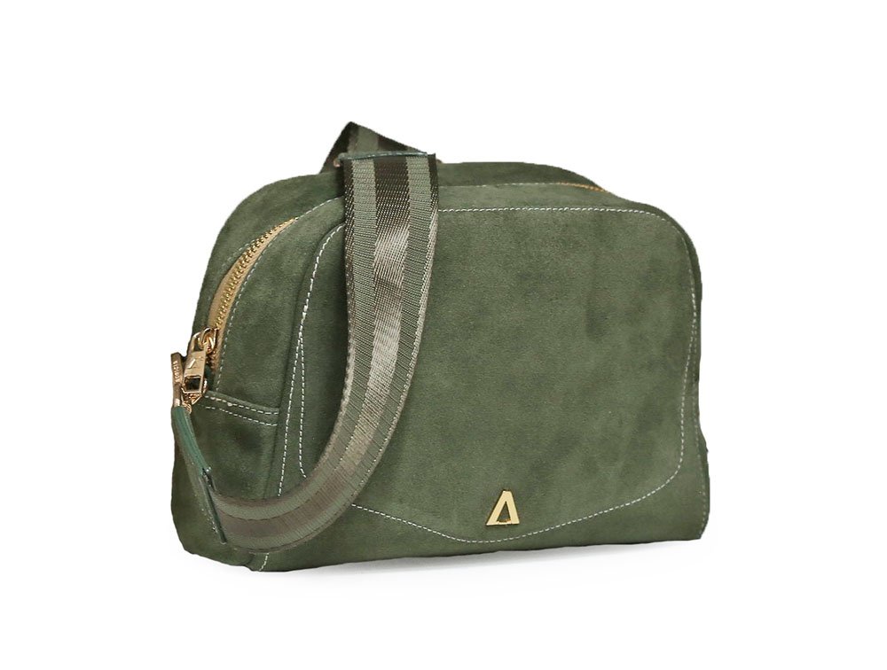 Alternative view of Bolso en cuero verde