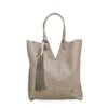 Bolso en cuero mocca
