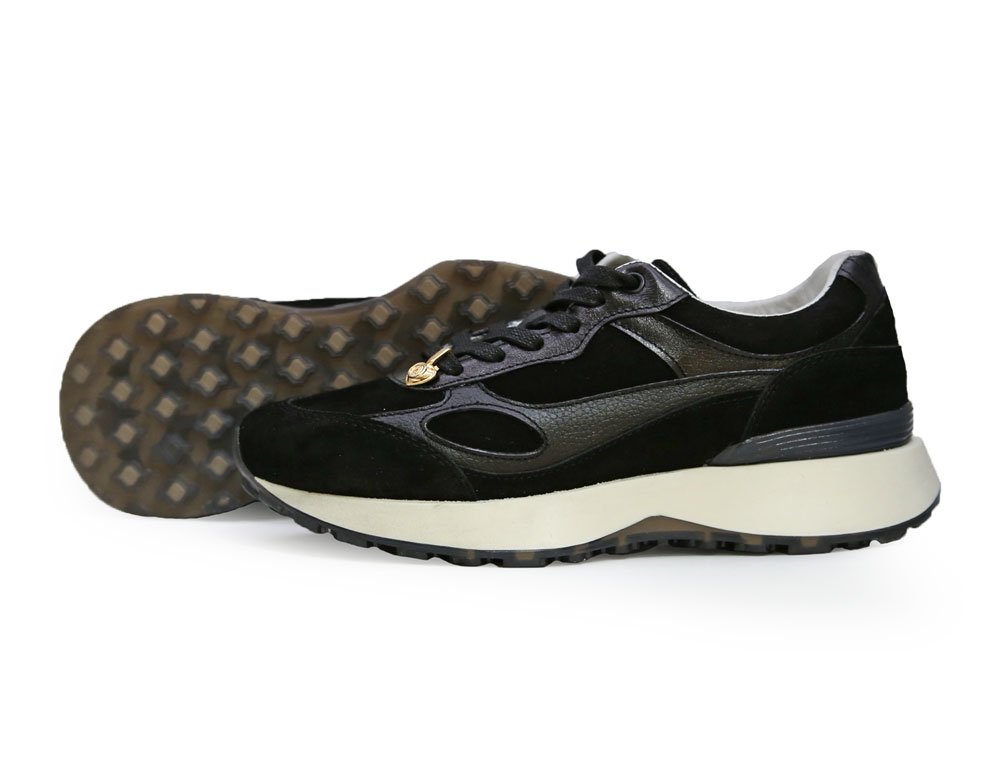 Tenis en cuero negro - Imagen 3