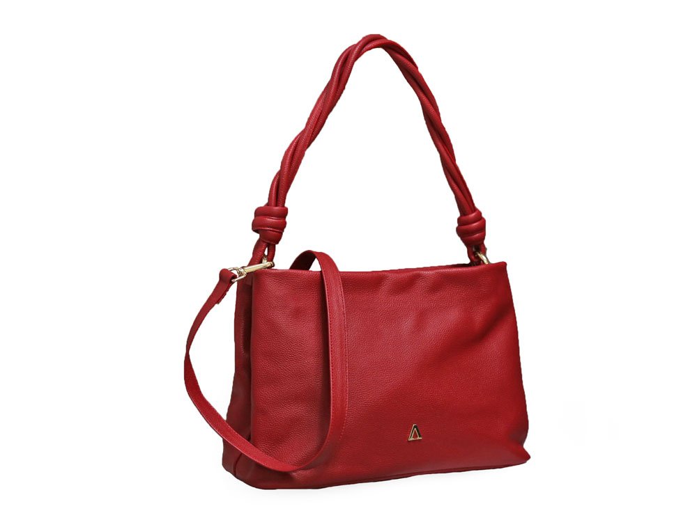 Alternative view of Bolso en cuero rojo