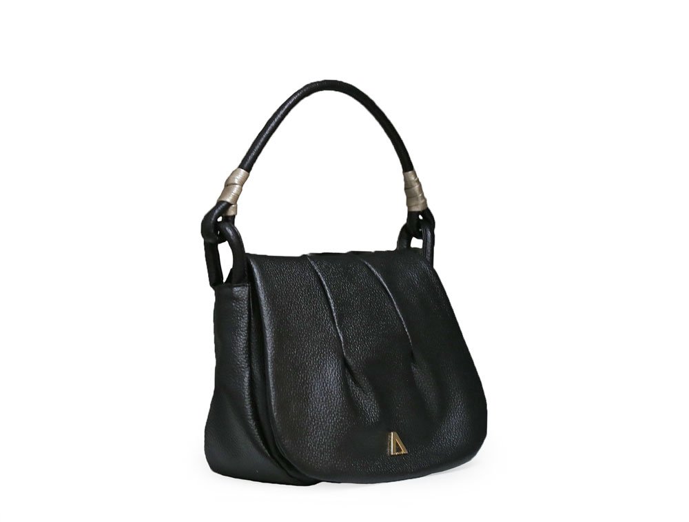 Alternative view of Bolso en cuero negro