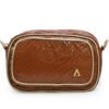 Bolso en cuero miel