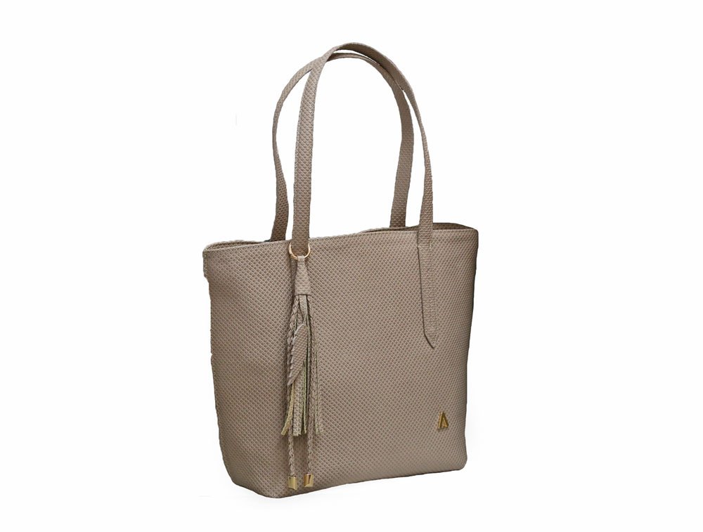 Alternative view of Bolso en cuero mocca