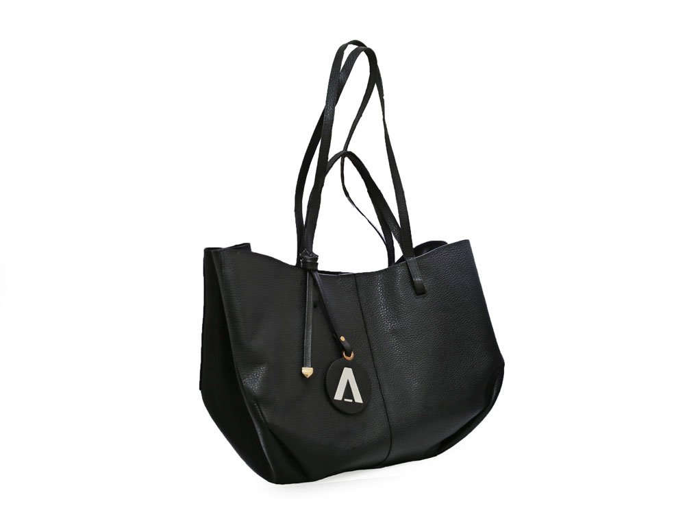 Bolso en cuero negro - Imagen 2
