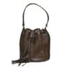Bolso en cuero chocolate
