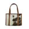 Bolso en cuero miel