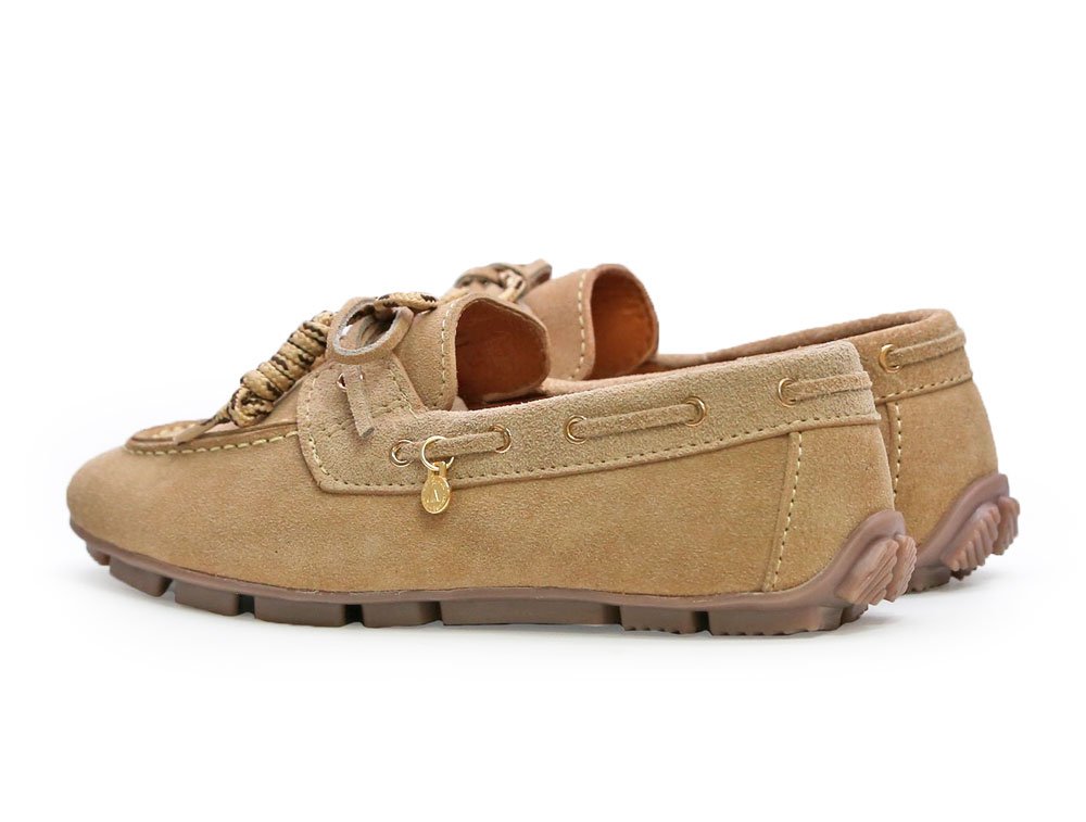 Bolichero en cuero beige - Imagen 3