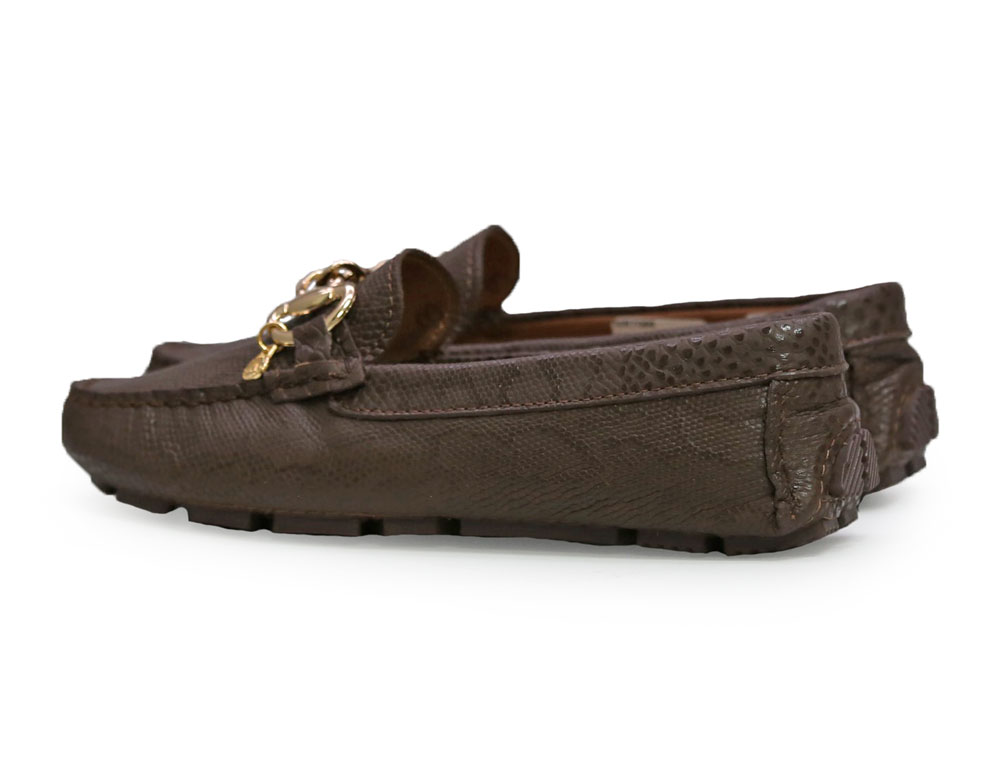 Mocasín en cuero cacao - Imagen 3