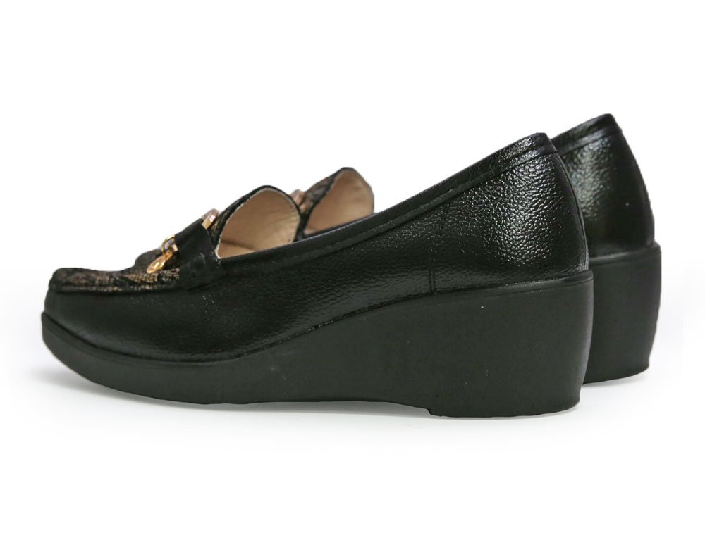 Mocasín en cuero negro - Imagen 3