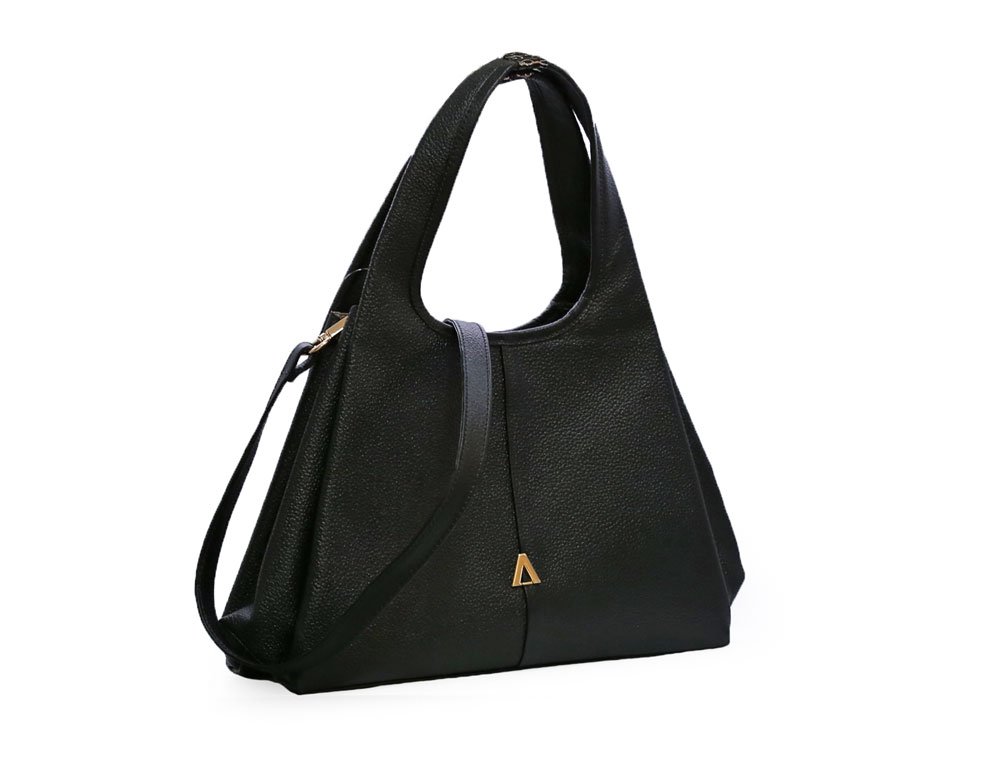 Alternative view of Bolso en cuero negro