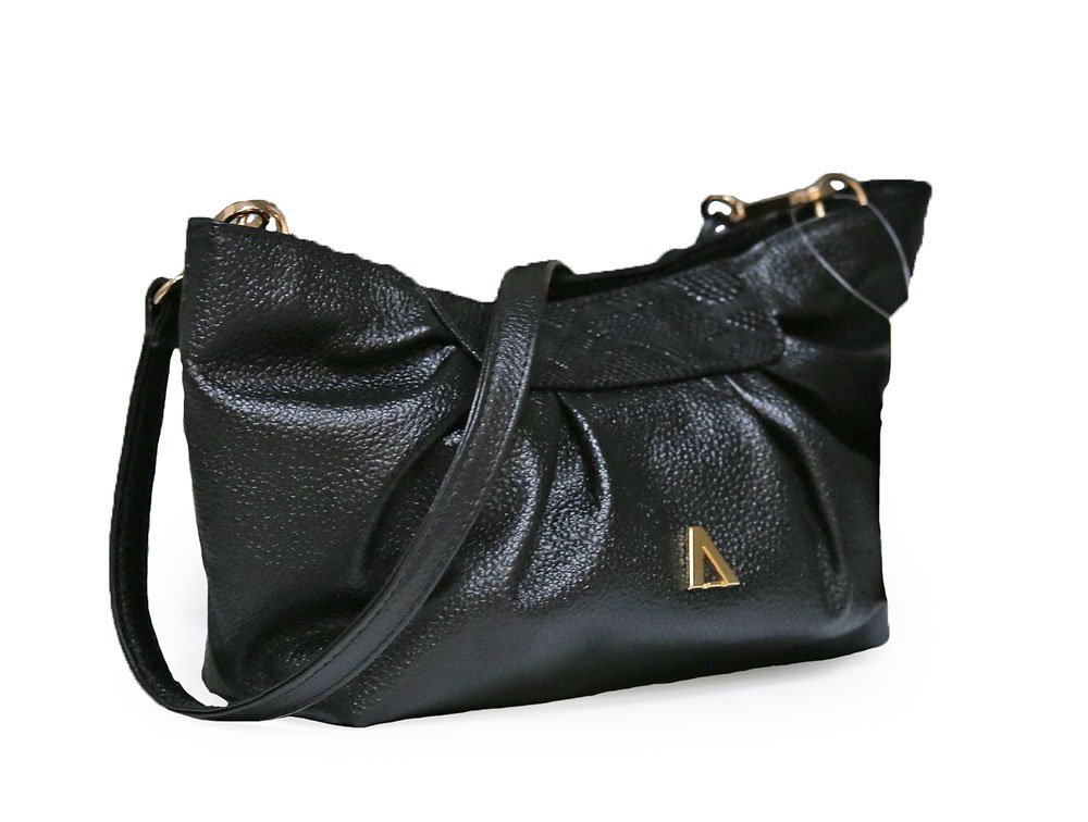 Alternative view of Bolso en cuero negro